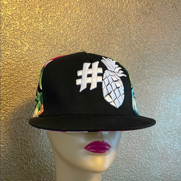 Hawaii Hashtag  Aloha Headwear Tropical Pineapple hat 🍍 - Picture 1 of 8